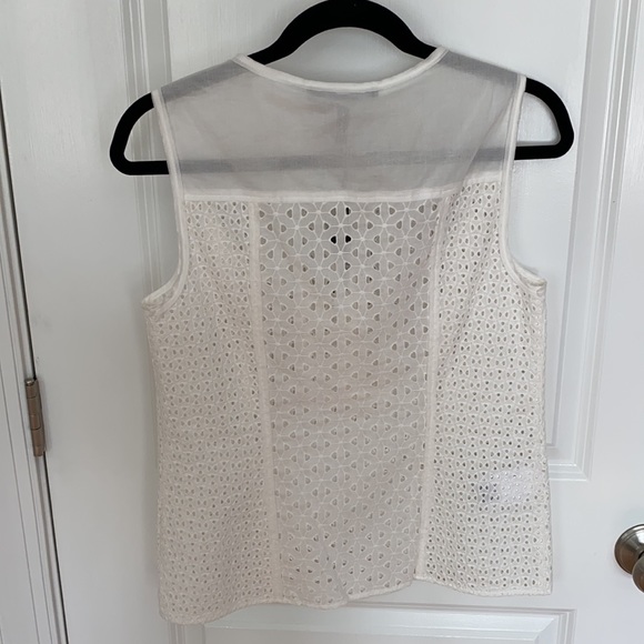 BCBG Max Azria XS eyelet top - Picture 3 of 4